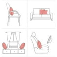 thumbnail image 3 of Coussin en Peluche Feuille Coussin de Sol Coussin Décoratif Coussin de Lecture (50cm, Gris Clair), 3 of 4
