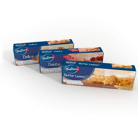 4 Ounce Sampler - Bahlsen Delice, Deloba, and Butter Leaves Sampler (3 Pack) | Three varieties of soft, flaky, and buttery goodness (3.5 and 4.4 ounce boxes) 3 Flavors 3-Pack