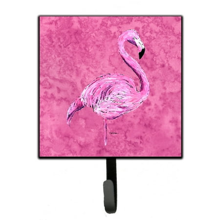 

Carolines Treasures 8875SH4 Flamingo on Pink Leash or Key Holder 7Hx4.25W multicolor