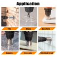 thumbnail image 7 of Drill Bit Set 10 PCS Hole Saw Kit For Tiles Ceramics And Glass Bottles Faucets, 7 of 7