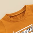 thumbnail image 4 of Bagilaanoe 2pcs Toddler Baby Boy Shorts Set Short Sleeve Letter Print T Shirt Tops + Shorts 6M 12M 18M 24M 3T Kids Casual Summer Clothes, 4 of 7
