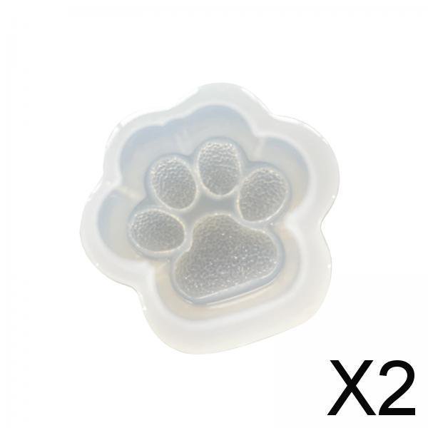 2x Uña de Gato Reutilizable Silicona DIY Suministros de Epoxi Herramienta de Arte de Resina Fundición de Resina para Manualidades, Cera, Artesanías de 2 piezas