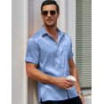thumbnail image 3 of COOFANDY Mens Casual Beach Shirts Printed Short Sleeve Summer Hawaiian Shirts, 3 of 6