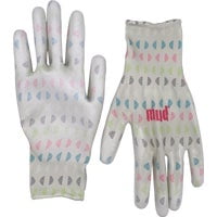 West Chester Protective Gear Garden Gloves Geo Print - Polyester - Small/Medium, Multicolor