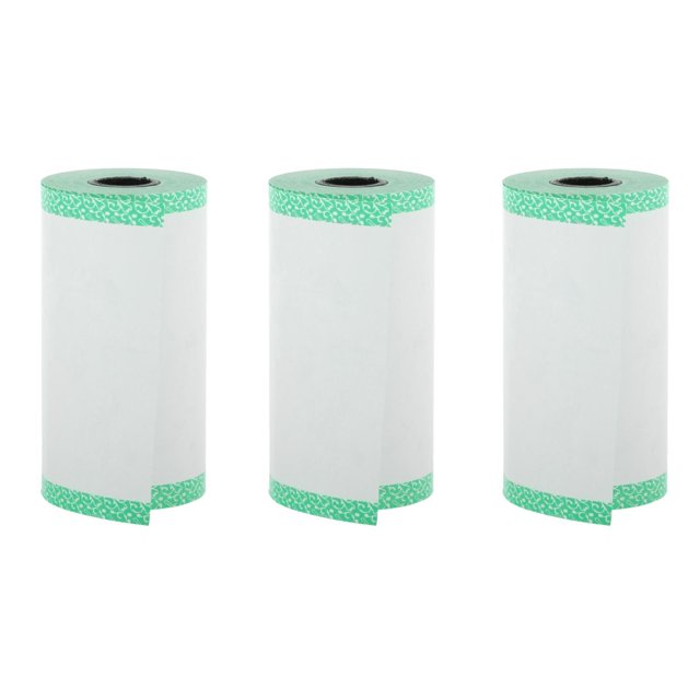 Borde de Color de Papel de Impresión Themal de 3 para Impresora Verde SM SunniMix rollos de papel térmico de borde de color