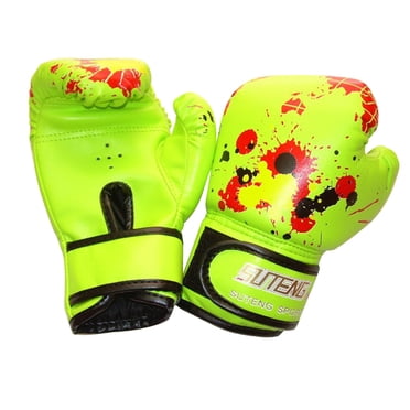 ZstarAX Junior Boxing Gloves For Kids, Leather Sparring & Training Bag Gloves 4-16 OZ