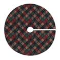 thumbnail image 6 of Yayeee Christmas Tree Skirt 47 inches for Xmas Tree Holiday Party Decoration, Red Tartan Pattern, 6 of 6