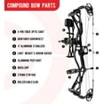 thumbnail image 5 of Sanlida Dragon 10 Flagship Top of The Line Hunting Compound Bow Kit for Adults, Standard Hunting Bow for Adults and Advanced Archers, IBO Speed 340 FPS, 5 of 6