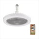 thumbnail image 1 of Ventilador de Aromaterapia de 30 W, Lámpara de Techo E27 con Rotación de 360°, Control Remoto, Iluminación LED Tricolor para Sala de Estar., 1 of 8