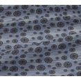 thumbnail image 5 of oneOone Cotton Jersey Dusty Blue Fabric Abstracts Craft Projects Decor Fabric Printed By The Yard 58 Inch Wide, 5 of 5