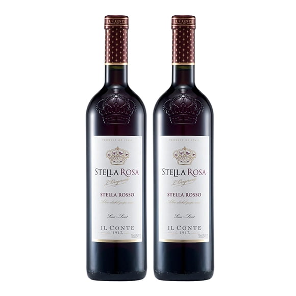 Duo Pack Vino Tinto Stella Rosa Rosso 750 Ml Stella Rosa Vino Tinto