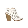 thumbnail image 2 of New Women Nature Breeze Webber-12 PU Perforated Slingback Chunky Heel Mule, 2 of 6