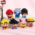 thumbnail image 5 of 200 piezas + One Piece Anime Building Blocks Kakashi Luffy Gaara Chopper Modelo Connection Mini Brick Figures Juguetes para niños, 5 of 5