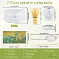 thumbnail image 2 of LINFANG 7 pcs Matcha Tea Set with Bowl Strainer and Holder Elegant Matcha Making Kit Safe Heat Resistant Japanese Tea Making Set for Home, 2 of 9