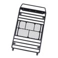 thumbnail image 1 of Cuerpo Shell Mount Roof Rack Metal Negro Para 1/10 RC Car Truck Hobby Modelos SCX10 D90 TF2 Cc01 DIY Accesorios sin LED Sunnimix Bastidor de techo RC Rock Crawler, 1 of 8