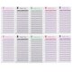 thumbnail image 1 of unbranded Insertos Para Archivador De Presupuesto Con Hojas Punteadas Para Control De Egresos Y Finanzas, 1 of 6