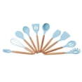 thumbnail image 1 of Kitchenware, Harmless Heat Resistance Silicone Wooden Handle Cooking Utensils  for Household, 1 of 7