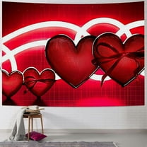 BCIG heart red sign decorate wall bedroom dorm heart girl heart hanging heart sign decoration