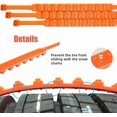 thumbnail image 5 of 20PCS Universal Reusable Anti-skid Nylon Tire Chains, 36In Snow Chains for Car Tires, Reusable Winter Safety Chains for Snow Ice and Mud, 5 of 10