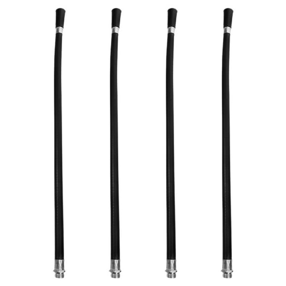 KAKOWELY 4 Pcs Buse de Tuyau de Poudre d'Extincteur de Feu de Rechange Tube en Caoutchouc Flexible Tuyau de Décharge de Poudre Sèche Accessoires d'Extincteur