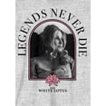 thumbnail image 6 of White Lotus Tanya McQuoid Legends Never Die Crew Neck Long Sleeve Athletic Heather Adult Tee-Small, 6 of 7