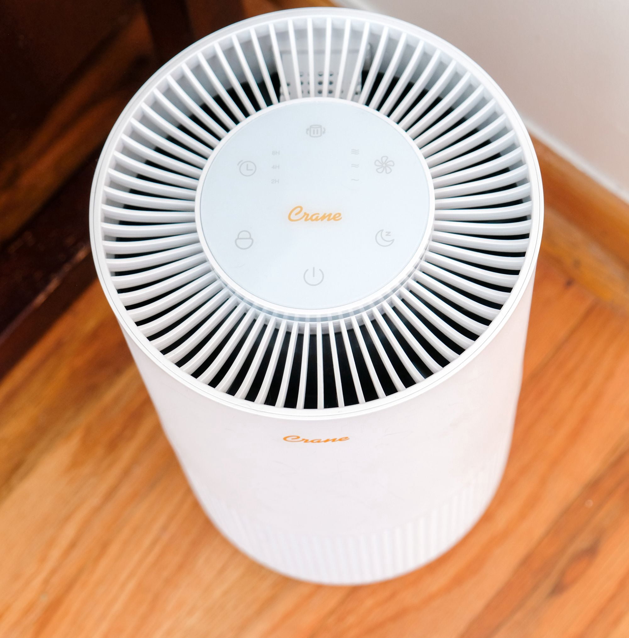 Crane True HEPA Air Purifiers for Home, Up To 250 Sq Ft, with Sleep Timer, Child Lock, Aroma Tray