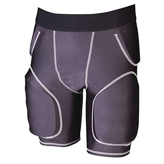 Cramer Tornado 5 Pad Football Girdle With Hip, Tailbone and Thigh Pads, Graphite, 4X-Large