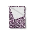 thumbnail image 2 of Purple Paisley Soft Flannel Fleece Throw Blanket, Inspired Illustration with Floral Leafy, Cozy Plush for Indoor and Outdoor Use, 50" x 70", Pale Purple Dark Purple, by Ambesonne, 2 of 6