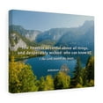 thumbnail image 5 of Scripture Walls  Above All Things Jeremiah 17:9 Bible Verse Canvas Christian Wall Art Ready to Hang Unframed, 5 of 16