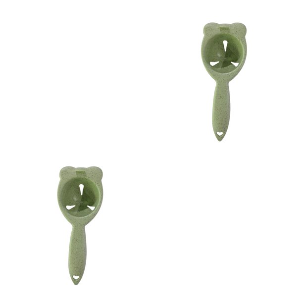 Yuarrent Filtro separador de yema de huevo, separador de huevos de plástico de dibujos animados, utensilio de cocina, herramienta de separación para Verde 2piezas Yuarrent CBP139358