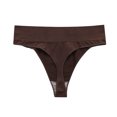 thumbnail image 1 of Gibobby Tangas de mujer ilusion Tangas sin costuras para mujer, bragas elásticas, transpirables, sexy, paquete de ropa interior(Café,M), 1 of 5