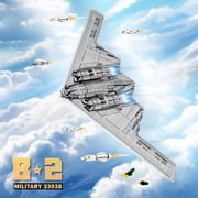 Technic Fighter Jet Building Set 33038, B2 Military Bomber Plane for Adults, Aviation Airplane Cool Jet Model Collection