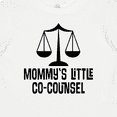 thumbnail image 4 of Inktastic Mommy Little Co Counsel Lawyer Boys or Girls Baby T-Shirt, 4 of 5
