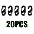 thumbnail image 1 of Ganchos De Cuerda Elástica De 7 Gancho De Seguridad Con Cordón De Choque - Paquete De 20 Piezas - Canotaje Camping Cola Gancho de cuerda elástica elástica, 1 of 8