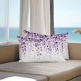 thumbnail image 3 of Lumbar Pillow Covers 20x12 Inch Set of 2, Purple Eucalyptus Waterproof Outdoor Pillow Covers, Spring Botanical Plant Aesthetic Decorative Cushion Pillowcases for Couch, Sofa, Bed, Garden, Patio, 3 of 9