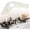 White -50cm, variant on Steel Foldable Over‑Sink Storage Rack, No‑Drill Sink Shelf Organizer For Kitchen Countertop Storage