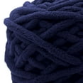 thumbnail image 3 of Abbraccia Chunky Wool Yarn Jumbo Tubular Yarn Giant Wool Yarn DIY Crocheting Bulky Yarn Weight Yarn for Throw Pillow Shoes Weaving Hats Navy Blue, 3 of 9