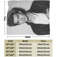 thumbnail image 3 of Andrew Garfield Blanket Bedding Fleece Blanket Soft Throw Blankets Lightweight Anti-Static Blanket - 3 Sizes, 3 of 5