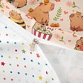 thumbnail image 4 of Erosebridal Kawaii Capybara Queen Duvet Cover Set,Cute Flowers Floral Bedding For Girls Kids Reversible 3 Pieces,No Comforter, 4 of 6