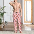 thumbnail image 2 of Naloa Strawberry Pajama Pants Men, PJ Bottoms, Sleep & Lounge Pants-Medium, 2 of 6