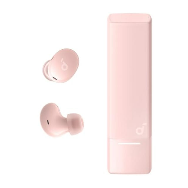 Soundcore A30i de Anker, auriculares inteligentes con cancelación de ruido, diseño elegante en forma de lápiz labial, comodidad pequeña y liviana, sonido claro, IP54, tiempo de reproducción de 15 hora