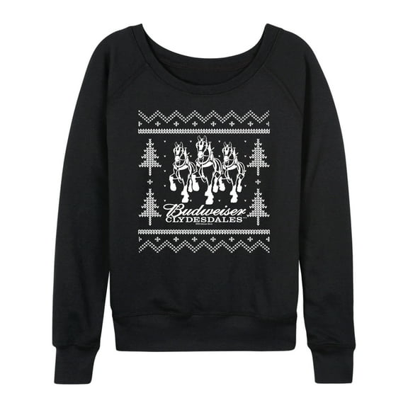 Budweiser - Bud Sweater - Women's French Terry Long Sleeve Shirt