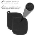 thumbnail image 6 of Clearance sale!ionze 2 Pack Pot Holders for Kitchen,Hot Pads for Kitchen, Countertops,Potholders Sets for Kitchens Heat Resistant (A), 6 of 8