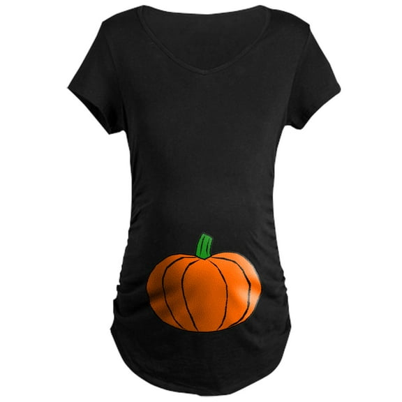 CafePress - Pumpkin Maternity Dark T Shirt - Maternity Dark T-Shirt