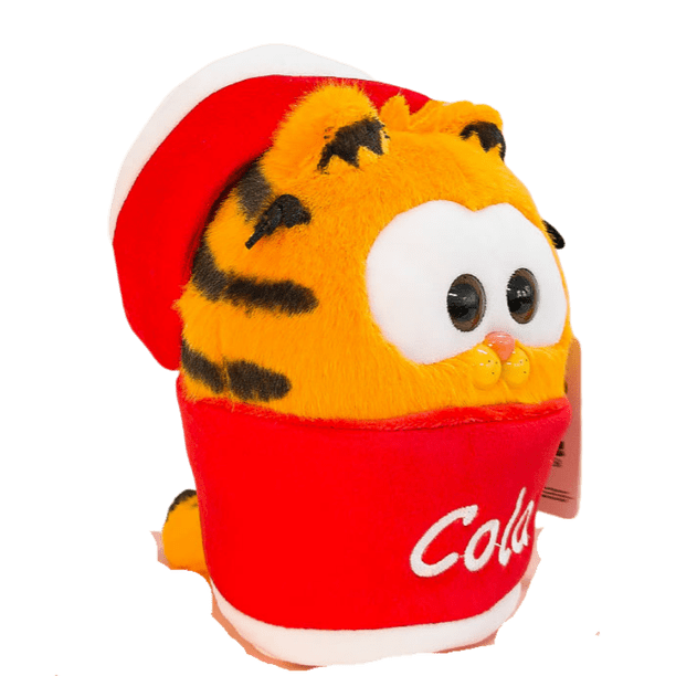 Peluche Sanmu Cartoon Garfield Cat Coca-Cola para niños