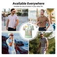 thumbnail image 5 of Sikiie Books Print Men's Short-sleeved POLO Shirts, Button-down Shirts and T-shirts are Suitable for Vacation, Leisure and Business-XX-Large, 5 of 6