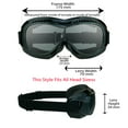 thumbnail image 2 of Bikershades Fit-over RX Glasses Smoke & Clear Goggles Prescription for Motorcycle Riding, 2 of 3