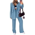 thumbnail image 1 of Traje PRETTYGARDEN Otoño 2 Piezas Blazer Oversize Pantalones Anchos XL, 1 of 8