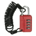 thumbnail image 1 of Uxcell Combination Lock, 4 Digit Waterproof Locker Lock with Steel Cable for Gym Luggage Home Sports Hasp Storage Peach, 1 of 7