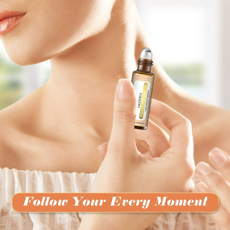 EUQEE Vanilla Musk Roll-on Perfume Oil, Therapeutic Grade, Pure and Natural  for Aromatherapy, Diffuser, Soap Making, Spa Massage, Skin Care  (10ml/0.33fl.oz) 